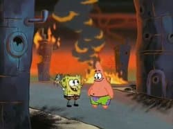 'We did it, Patrick! We saved the City!'