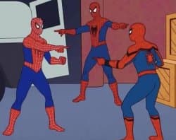 Spiderman Pointing