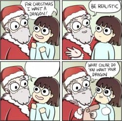For Christmas I Want a Dragon
