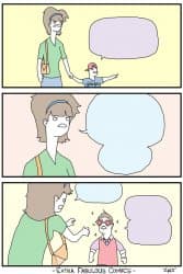 don't look at them Ricky!